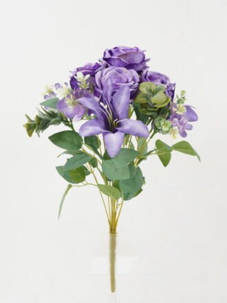 Artificial Flower 30*30*45 CM Rose bush*9 GS-67922017 Flowers Bush 3,000+ sqm showroom with thousands of artificial flowers, plants & trees ready for global sourcing.
