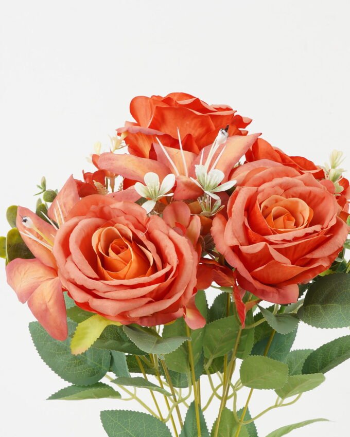 Artificial Flower 36*36*47 CM Rose lily bush*11 GS-67922015 Flowers Bush YeahFlower is one of Chinese leading OEM manufacturers and exporters , supplying the silk flowers, wholesale artificial trees