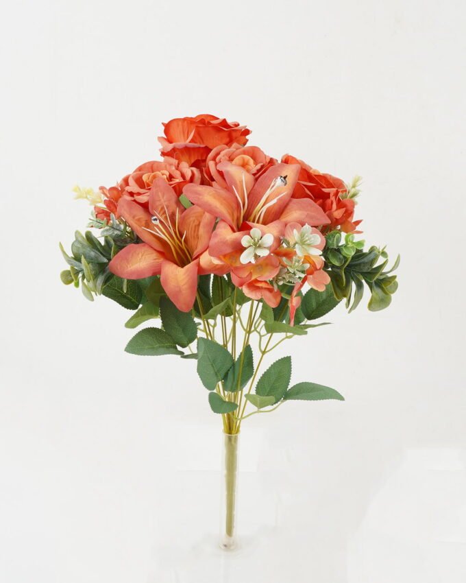 Artificial Flower 36*36*47 CM Rose lily bush*11 GS-67922015 Flowers Bush YeahFlower is one of Chinese leading OEM manufacturers and exporters , supplying the silk flowers, wholesale artificial trees