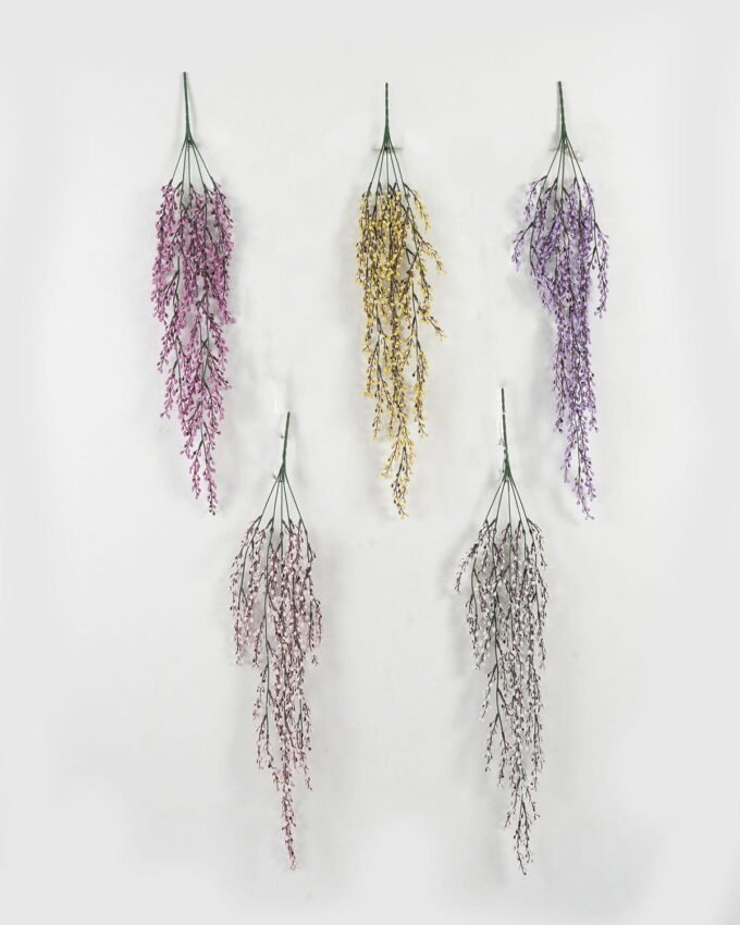 Artificial Flower 15*15*75cm Sakura *5 *45  Hanging Bush GS-36622067CONTI Banners&Garlands YeahFlower is one of Chinese leading OEM manufacturers and exporters , supplying the silk flowers, wholesale artificial trees