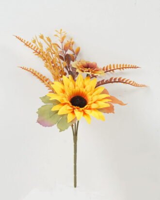 Artificial Flower 30*30*30cm Sunflower single stem GS-52822004 Flowers Bush YeahFlower is one of Chinese leading OEM manufacturers and exporters , supplying the silk flowers, wholesale artificial trees