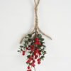 Artificial Flower tiny leaf and berry teardrop GS-66222058_4 Artificial Flower 8*6*30CM tiny leaf and berry teardrop GS-66222058 Christmas Item YeahFlower is one of Chinese leading OEM manufacturers and exporters , supplying the silk flowers, wholesale artificial trees