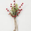Artificial Flower 15*8*30CM tiny leaf and berry teardrop GS-66222059 Christmas Item YeahFlower is one of Chinese leading OEM manufacturers and exporters , supplying the silk flowers, wholesale artificial trees