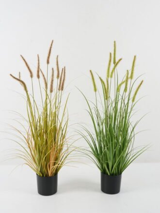 Artificial Grass 40*40*60cm Grass *7 in PP pot GS-45722023 Grass&PLANT 3,000+ sqm showroom with thousands of artificial flowers, plants & trees ready for global sourcing.