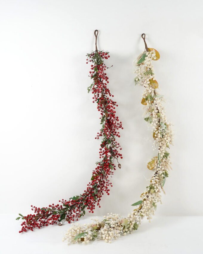 Artificial Plant 15*15*180cm Christmas garland GS-27922180 Christmas Item YeahFlower is one of Chinese leading OEM manufacturers and exporters , supplying the silk flowers, wholesale artificial trees