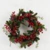 Artificial Plant 45*45*10cm Christmas wreath GS-27922188 Christmas Item YeahFlower is one of Chinese leading OEM manufacturers and exporters , supplying the silk flowers, wholesale artificial trees