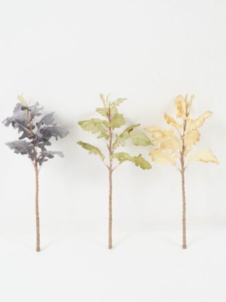 Artificial Plant 13*13*31cm Leaf single stem GS-14522019-G1 Leaves&Sprays&Foliages 3,000+ sqm showroom with thousands of artificial flowers, plants & trees ready for global sourcing.
