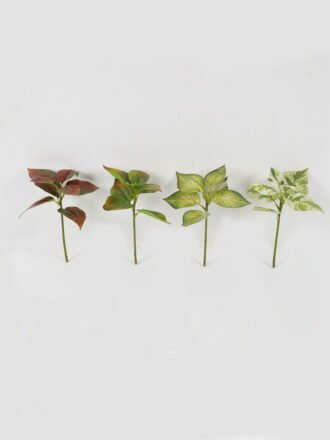 Artificial Plant 22*22*31cm Leaf single stem GS-48322004 Leaves&Sprays&Foliages 3,000+ sqm showroom with thousands of artificial flowers, plants & trees ready for global sourcing.