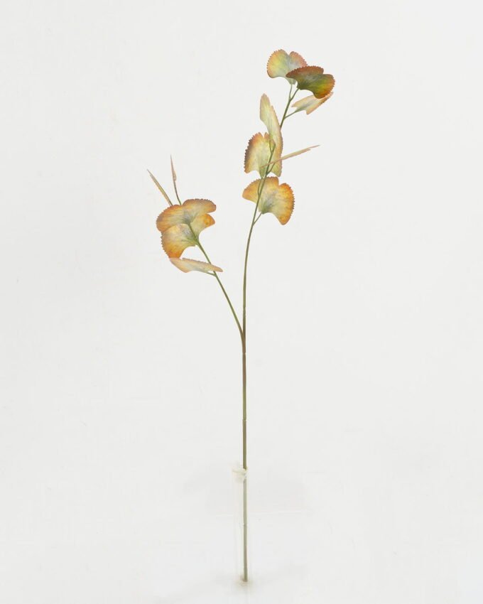 Artificial Plant 12*12*62cm Real touch ginkgo *2 single stem GS-15422052 Leaves&Sprays&Foliages YeahFlower is one of Chinese leading OEM manufacturers and exporters , supplying the silk flowers, wholesale artificial trees