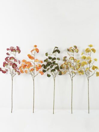 Artificial Plant 23*23*94cm Real touch ginkgo single stem GS-15422054-O1 Leaves&Sprays&Foliages 3,000+ sqm showroom with thousands of artificial flowers, plants & trees ready for global sourcing.