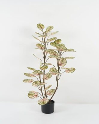 Artificial Tree 52*51*112cm Caladium tree in pp pot GS-59522077 Tree&Plant YeahFlower is one of Chinese leading OEM manufacturers and exporters , supplying the silk flowers, wholesale artificial trees