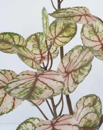 Artificial Tree 52*51*112cm Caladium tree in pp pot GS-59522077 Tree&Plant YeahFlower is one of Chinese leading OEM manufacturers and exporters , supplying the silk flowers, wholesale artificial trees