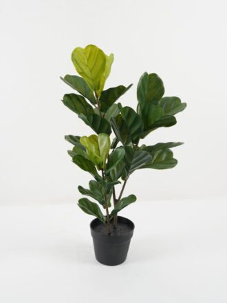 Artificial Tree 36*26*71cm Ficus lyrata tree in pp pot/20LVS GS-59522065 Tree&Plant 3,000+ sqm showroom with thousands of artificial flowers, plants & trees ready for global sourcing.
