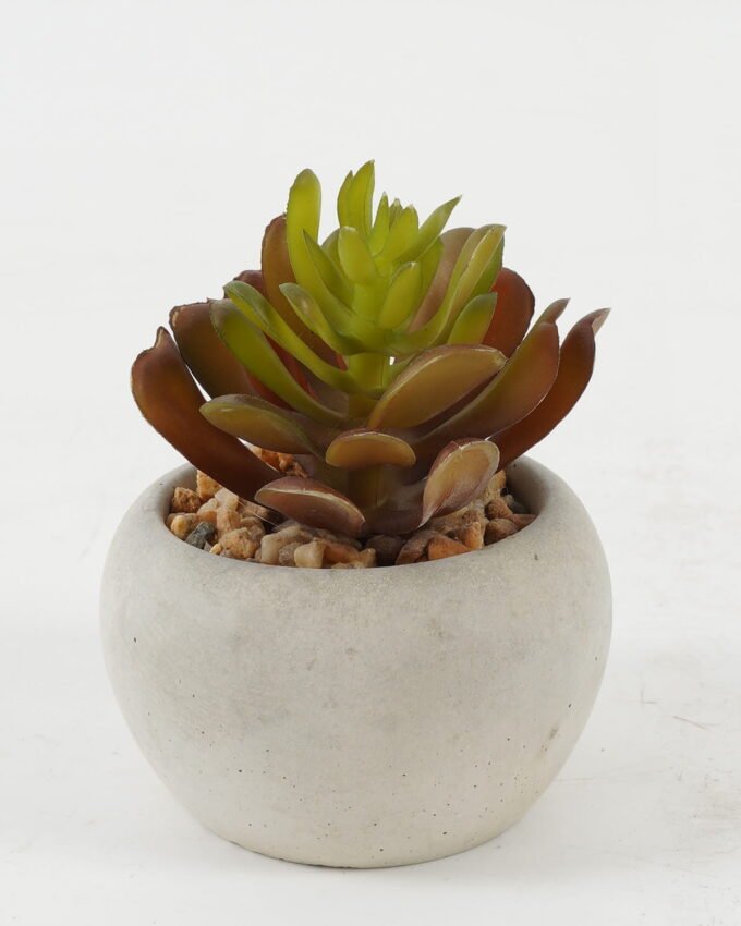 Artificial succulent 6*6*8cm Artificial succulent in Cement pot GS-51722127 Succulent YeahFlower is one of Chinese leading OEM manufacturers and exporters , supplying the silk flowers, wholesale artificial trees