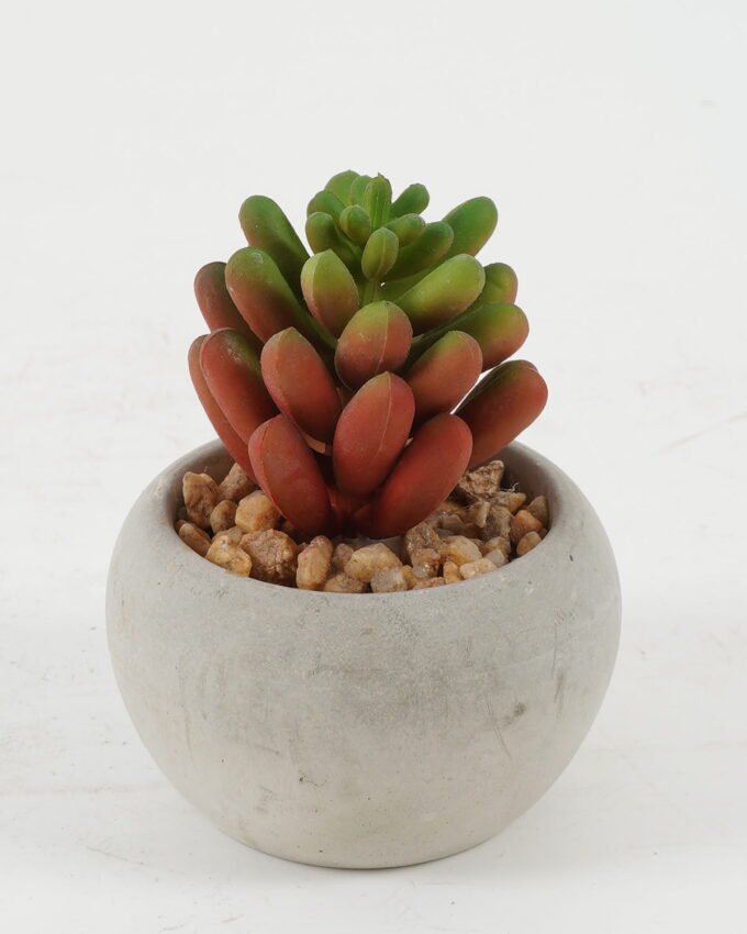 Artificial succulent 5*5*8cm Artificial succulent in Cement pot GS-51722135 Succulent YeahFlower is one of Chinese leading OEM manufacturers and exporters , supplying the silk flowers, wholesale artificial trees