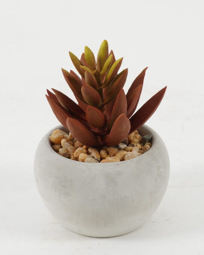 Artificial succulent 6*6*9cm Artificial succulent in Cement pot GS-51722136 Succulent YeahFlower is one of Chinese leading OEM manufacturers and exporters , supplying the silk flowers, wholesale artificial trees