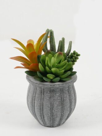 Artificial succulent 11*11*10cm Artificial succulent in ceramic pot GS-51722175 Succulent 3,000+ sqm showroom with thousands of artificial flowers, plants & trees ready for global sourcing.