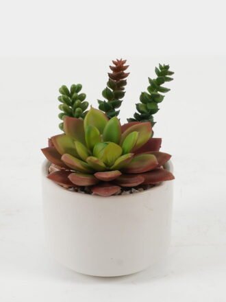 Artificial succulent 12*12*12cm Artificial succulent in ceramic pot GS-51722174 Succulent 3,000+ sqm showroom with thousands of artificial flowers, plants & trees ready for global sourcing.