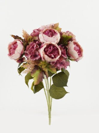 Artificial Flower 58cm Flower bush *15 GS-38022021-P1 Flowers Bush 3,000+ sqm showroom with thousands of artificial flowers, plants & trees ready for global sourcing.