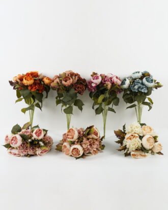 Artificial Flower 58cm Flower bush *15 GS-38022021 Flowers Bush YeahFlower is one of Chinese leading OEM manufacturers and exporters , supplying the silk flowers, wholesale artificial trees