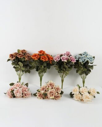 Artificial Flower 58cm Flower bush *7 GS-38022003 Flowers Bush YeahFlower is one of Chinese leading OEM manufacturers and exporters , supplying the silk flowers, wholesale artificial trees