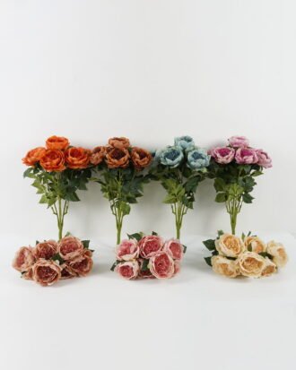 Artificial Flower 58cm Flower bush *7 GS-38022004 Flowers Bush YeahFlower is one of Chinese leading OEM manufacturers and exporters , supplying the silk flowers, wholesale artificial trees