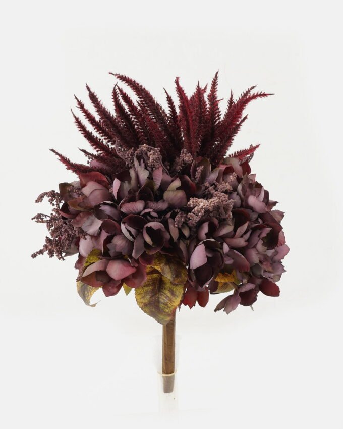 Artificial Flower 23*23*30cm Barley hydrangea bush GS-27922194-Y1 Bouquet YeahFlower is one of Chinese leading OEM manufacturers and exporters , supplying the silk flowers, wholesale artificial trees