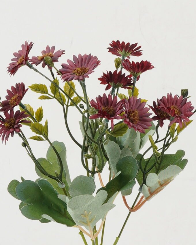 Artificial Flower 20*20*23cm Chrysanthemum *5 bush GS-31722001-R1 Flowers Bush YeahFlower is one of Chinese leading OEM manufacturers and exporters , supplying the silk flowers, wholesale artificial trees