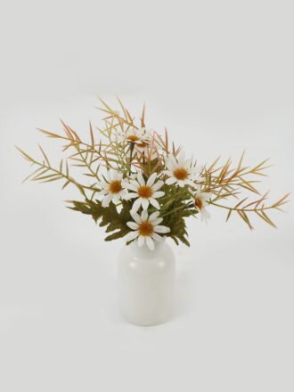 Artificial Flower 18*18*19cm Chrysanthemum in glass GS-16822073 Potted Flowers&Plants 3,000+ sqm showroom with thousands of artificial flowers, plants & trees ready for global sourcing.