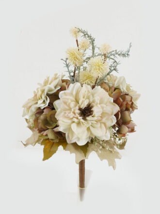 Artificial Flower 23*23*37cm Dahlia hydrangea bush GS-27922195-O1 Bouquet 3,000+ sqm showroom with thousands of artificial flowers, plants & trees ready for global sourcing.