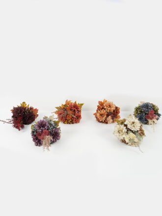 Artificial Flower 23*23*37cm Dahlia hydrangea bush GS-27922195-O1 Bouquet 3,000+ sqm showroom with thousands of artificial flowers, plants & trees ready for global sourcing.