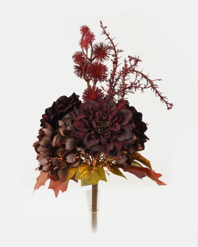 Artificial Flower 23*23*37cm Dahlia hydrangea bush GS-27922195 Bouquet YeahFlower is one of Chinese leading OEM manufacturers and exporters , supplying the silk flowers, wholesale artificial trees