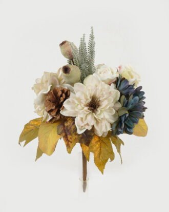 Artificial Flower 22*22*32cm Dahlia rose bush GS-27922204-W1 Bouquet YeahFlower is one of Chinese leading OEM manufacturers and exporters , supplying the silk flowers, wholesale artificial trees