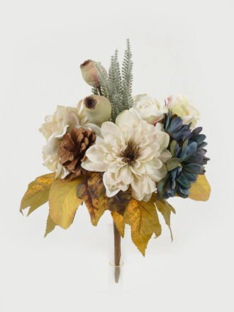 Artificial Flower 22*22*32cm Dahlia rose bush GS-27922204 Bouquet 3,000+ sqm showroom with thousands of artificial flowers, plants & trees ready for global sourcing.