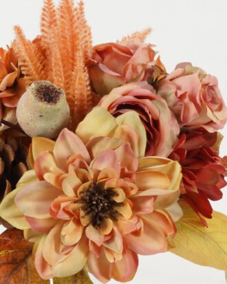 Artificial Flower 22*22*32cm Dahlia rose bush GS-27922204-Y1 Bouquet YeahFlower is one of Chinese leading OEM manufacturers and exporters , supplying the silk flowers, wholesale artificial trees