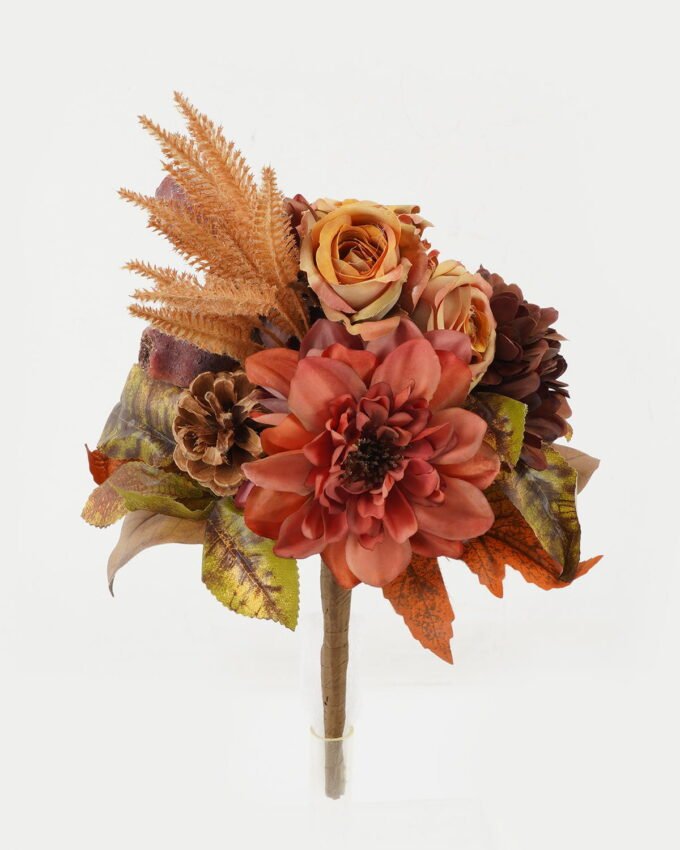 Artificial Flower Dahlia rose bush GS-27922204-Y1_8 Artificial Flower 22*22*32cm Dahlia rose bush GS-27922204-Y1 Bouquet YeahFlower is one of Chinese leading OEM manufacturers and exporters , supplying the silk flowers, wholesale artificial trees