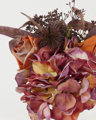 Artificial Flower 25*25*32cm Hydrangea *8 bush GS-25822023-Z1 Bouquet YeahFlower is one of Chinese leading OEM manufacturers and exporters , supplying the silk flowers, wholesale artificial trees