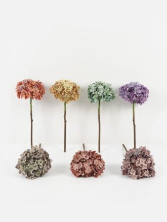 Artificial Flower 22*22*66cm Hydrangea single stem GS-44322002 Single Flowers 3,000+ sqm showroom with thousands of artificial flowers, plants & trees ready for global sourcing.