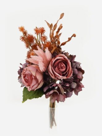Artificial Flower 23*23*40cm Hydrangea rose bundle GS-27922198-W1 Bouquet 3,000+ sqm showroom with thousands of artificial flowers, plants & trees ready for global sourcing.