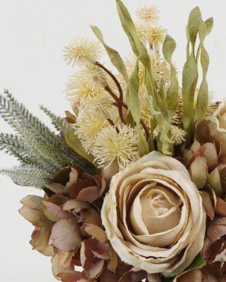 Artificial Flower 23*23*40cm Hydrangea rose bundle GS-27922198-W1 Bouquet YeahFlower is one of Chinese leading OEM manufacturers and exporters , supplying the silk flowers, wholesale artificial trees