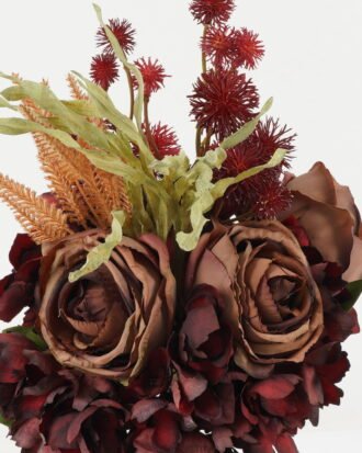 Artificial Flower 23*23*40cm Hydrangea rose bundle GS-27922198 Single Flowers YeahFlower is one of Chinese leading OEM manufacturers and exporters , supplying the silk flowers, wholesale artificial trees