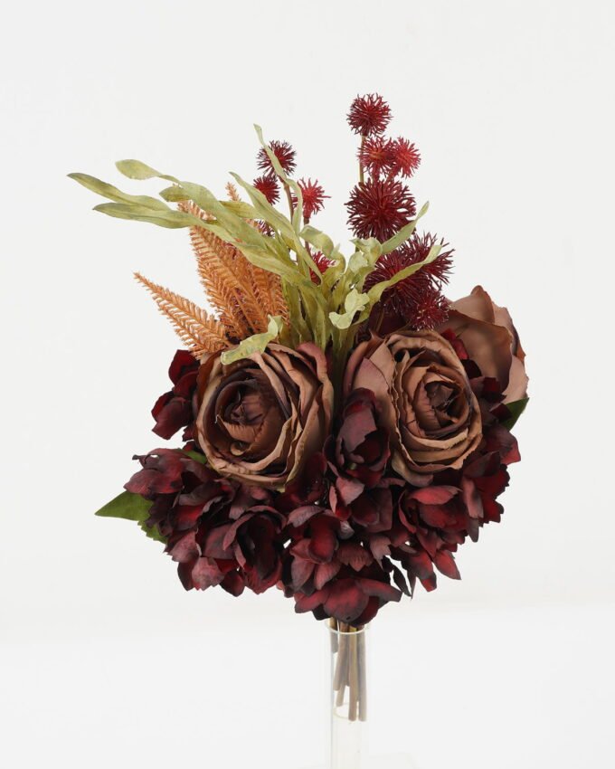 Artificial Flower 23*23*40cm Hydrangea rose bundle GS-27922198 Single Flowers YeahFlower is one of Chinese leading OEM manufacturers and exporters , supplying the silk flowers, wholesale artificial trees