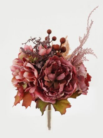 Artificial Flower 22*22*32cm Dahlia rose bush GS-27922204-Y1 Bouquet 3,000+ sqm showroom with thousands of artificial flowers, plants & trees ready for global sourcing.