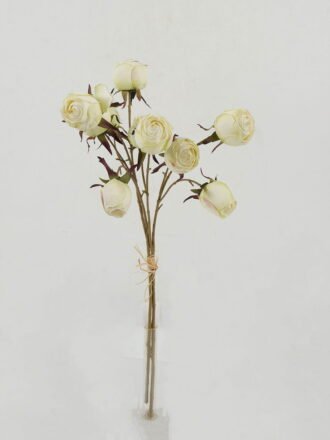 Artificial Flower 25*25*57cm Rose *2 bush GS-25822020 Bouquet 3,000+ sqm showroom with thousands of artificial flowers, plants & trees ready for global sourcing.