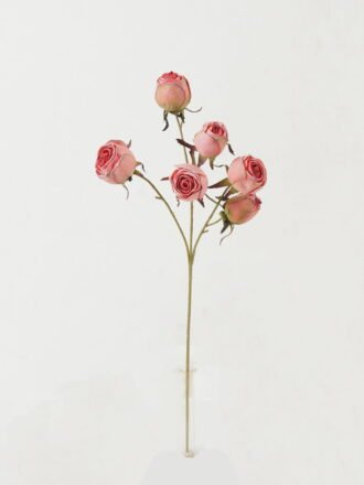 Artificial Flower 18*18*58cm Rose *6 single stem GS-25822019-O1 Bouquet 3,000+ sqm showroom with thousands of artificial flowers, plants & trees ready for global sourcing.