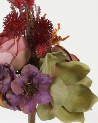 Artificial Flower 23*23*35cm Rose bush GS-27922196 Bouquet YeahFlower is one of Chinese leading OEM manufacturers and exporters , supplying the silk flowers, wholesale artificial trees