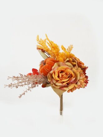 Artificial Flower 28*28*36cm Rose okra bush GS-27922203-W1 Bouquet 3,000+ sqm showroom with thousands of artificial flowers, plants & trees ready for global sourcing.