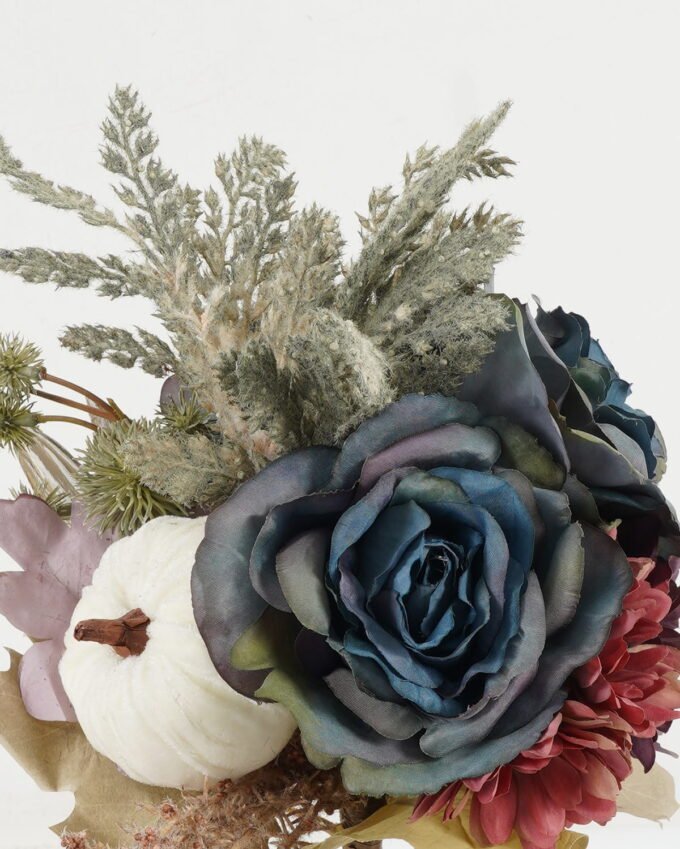 Artificial Flower 28*28*36cm Rose okra bush GS-27922203 Bouquet YeahFlower is one of Chinese leading OEM manufacturers and exporters , supplying the silk flowers, wholesale artificial trees