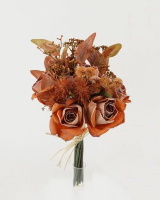 Artificial Flower 24*24*30cm Rosebud *11 bush GS-25822021-O1 Bouquet YeahFlower is one of Chinese leading OEM manufacturers and exporters , supplying the silk flowers, wholesale artificial trees