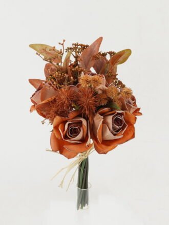 Artificial Flower 24*24*30cm Rosebud *11 bush GS-25822021-W1 Bouquet 3,000+ sqm showroom with thousands of artificial flowers, plants & trees ready for global sourcing.
